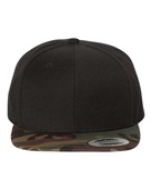 Yupoong Adult 6-Panel Structured Flat Visor Classic Snapback 6089
